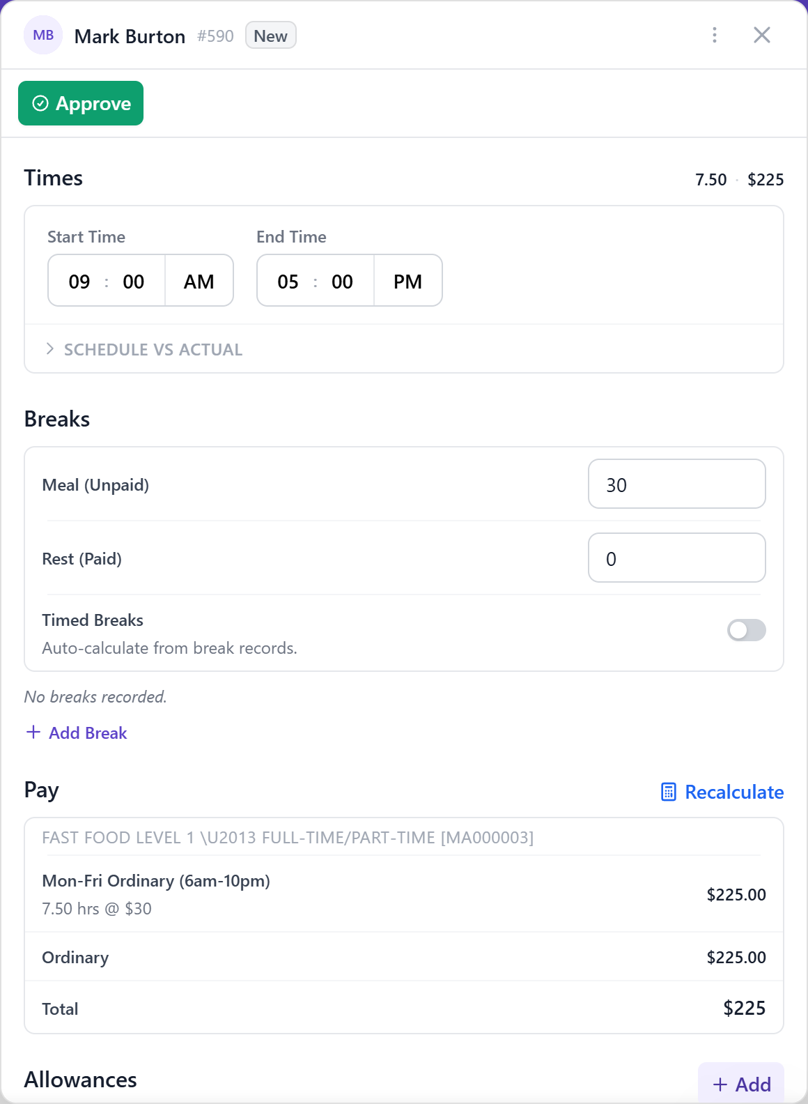 Catch exceptions before they become payroll errors