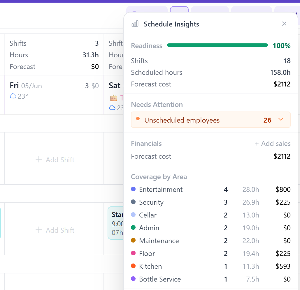 Turn your roster into a live operations view