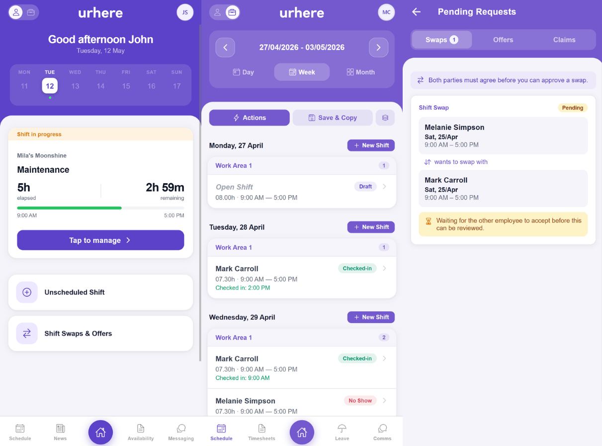 Mobile app screenshot